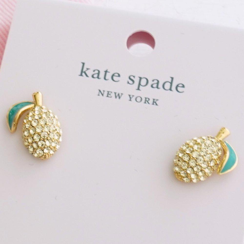 Kate Spade Picnic Perfect Lemon Stud Earrings - Picture 2 of 3